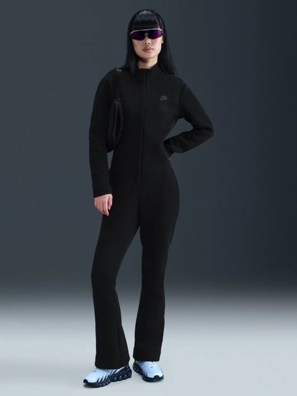 Size XS $185 Nike Tech Fleece Jumpsuit Black Women’s NWT